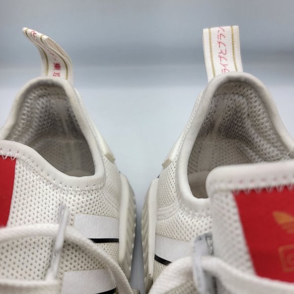 Adidas Originals NMD R1 Tokyo Sneaker FY1159 White Red Athletic Shoes Mens 8